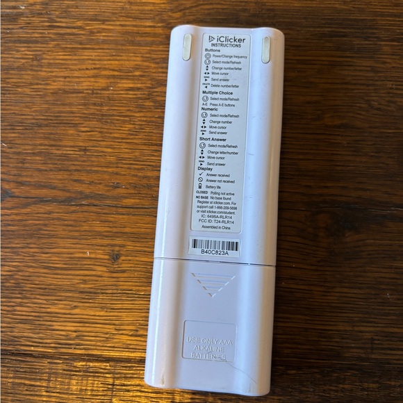 iClicker 2 Remote Control - Picture 2 of 4